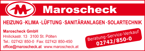 Vergrößern Werbung Maroscheck GesmbH