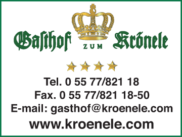 Werbung Gasthof Krönele GesmbH