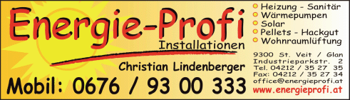 Werbung Energie-Profi Lindenberger