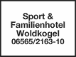 Logo Sport & Familienhotel Woldkogel