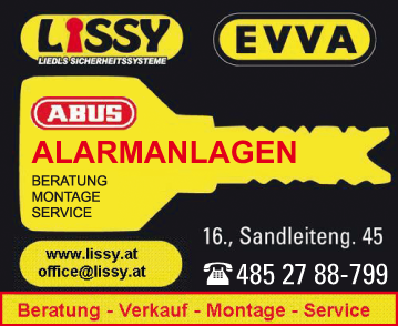Werbung A. Lissy Sicherheitstechnik GmbH