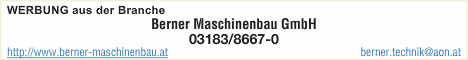 Berner Maschinenbau GmbH
