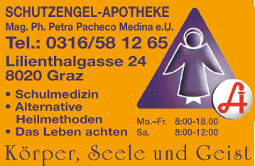 Werbung Schutzengel-Apotheke Magpharm Pacheco Medina e.U.