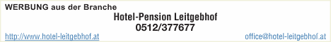 Hotel-Pension Leitgebhof - Öffnet neues Fenster Hotel-Pension Leitgebhof