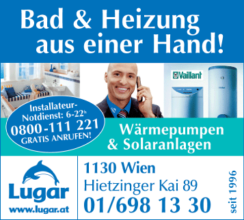 Werbung Lugar Installateur GesmbH