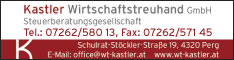 Werbung Kastler Wirtschaftstreuhand GmbH Steuerberatungsgesellschaft
