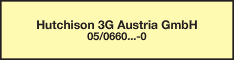 Werbung Hutchison 3G Austria GmbH