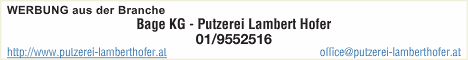 Bage KG - Putzerei Lambert Hofer