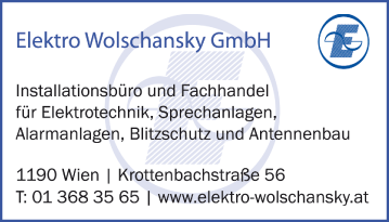 Werbung Elektro Wolschansky GesmbH