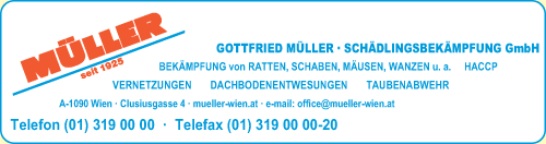 Vergrößern Werbung Gottfried Müller Schädlingsbekämpfung GmbH