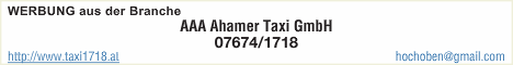 AAA Ahamer Taxi GmbH