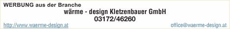 wärme - design Kletzenbauer GmbH