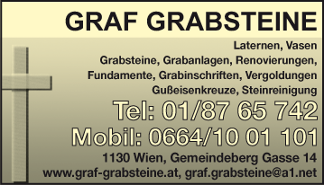 Vergrößern Werbung Graf Grabsteine