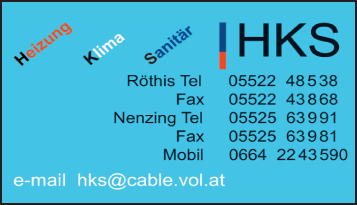 Werbung HKS Installationen GmbH