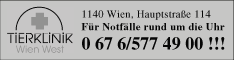 Werbung Tierklinik Wien West - OVetR Mag Christian Ferber