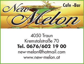 Vergrößern Werbung New Melon Cafe-Bar