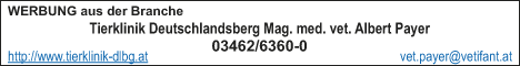 Tierklinik Deutschlandsberg Mag. med. vet. Albert Payer