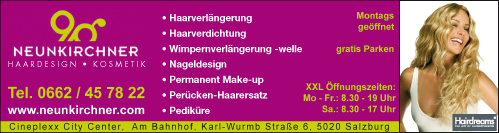 Vergrößern Werbung Neunkirchner Haardesign
