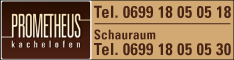 Werbung PROMETHEUS KACHELOFEN - Kummerer & Co KG