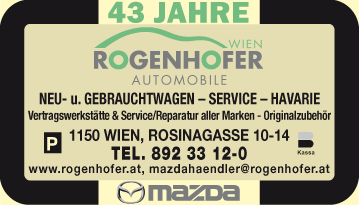 Vergrößern Werbung Rogenhofer Richard GmbH