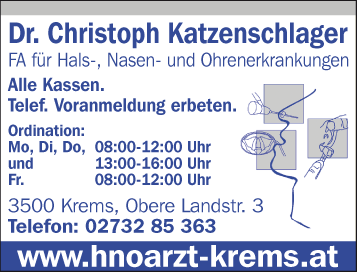 Vergrößern Werbung Katzenschlager Christoph Dr
