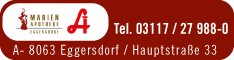 Werbung Marien Apotheke Mag A. Grabner