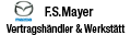 Logo Mazda Vertragshändler und Werkstätte F.S. Mayer Gesellschaft m.b.H. Logo Mazda Vertragshändler und Werkstätte F.S. Mayer Gesellschaft m.b.H.