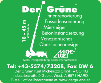 Werbung "Der Grüne" Kurt Micheluzzi GmbH & Co. KG