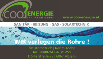 Werbung Toaba, Karim COO.! Energie