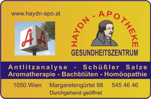 Werbung Haydn-Apotheke