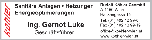 Werbung Köhler Rudolf GesmbH