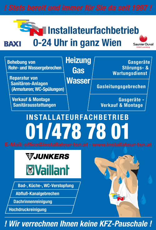 Werbung TSN INSTALLATEUR