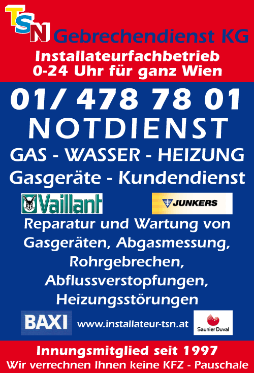 Vergrößern Werbung GEBRECHENDIENST TSN KG
