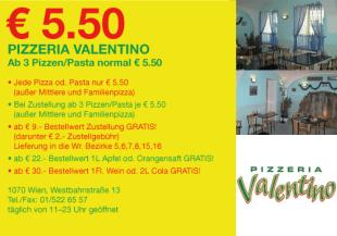 Gutschein von Pizzeria Valentino - Öffnet neues Fenster Gutschein von Pizzeria Valentino - Öffnet neues Fenster