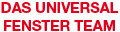 Logo UNIVERSAL FENSTER SERVICE Logo UNIVERSAL FENSTER SERVICE