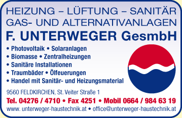 Werbung Unterweger Franz GesmbH