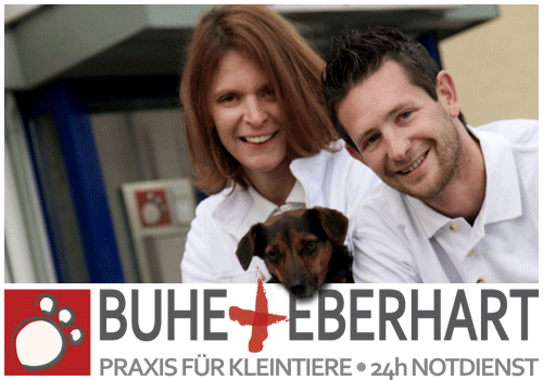 Werbung Praxis für Kleintiere Mödling Dipl-TA Michael Eberhart & Dipl-TA Sandra Buhe