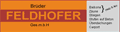 Logo FELDHOFER GesmbH BALKONE u. STIEGEN