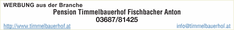 Pension Timmelbauerhof Fischbacher Anton