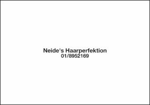 Gutschein von Neide's Haarperfektion - Öffnet neues Fenster Gutschein von Neide's Haarperfektion - Öffnet neues Fenster