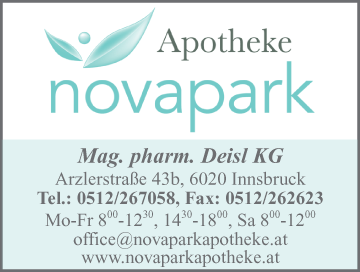 Werbung Nova Park-Apotheke