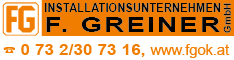 Werbung Greiner Franz Installationsunternehmen GmbH