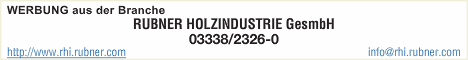 RUBNER HOLZINDUSTRIE GesmbH