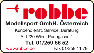 Vergrößern Werbung Robbe Modellsport GesmbH