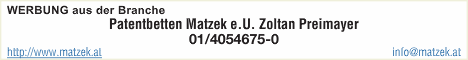 Patentbetten Matzek e.U. Zoltan Preimayer