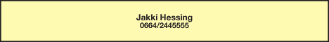 Werbung Jakki Hessing