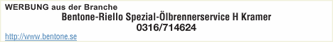 Bentone-Riello Spezial-Ölbrennerservice H Kramer