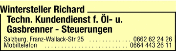 Werbung Wintersteller Richard