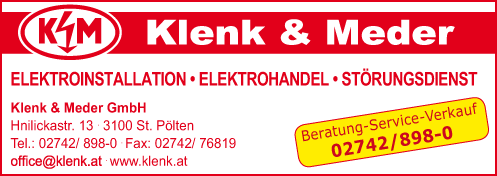 Vergrößern Werbung Klenk & Meder Gesellschaft m.b.H.