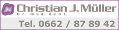 Werbung Müller Christian Dr med dent